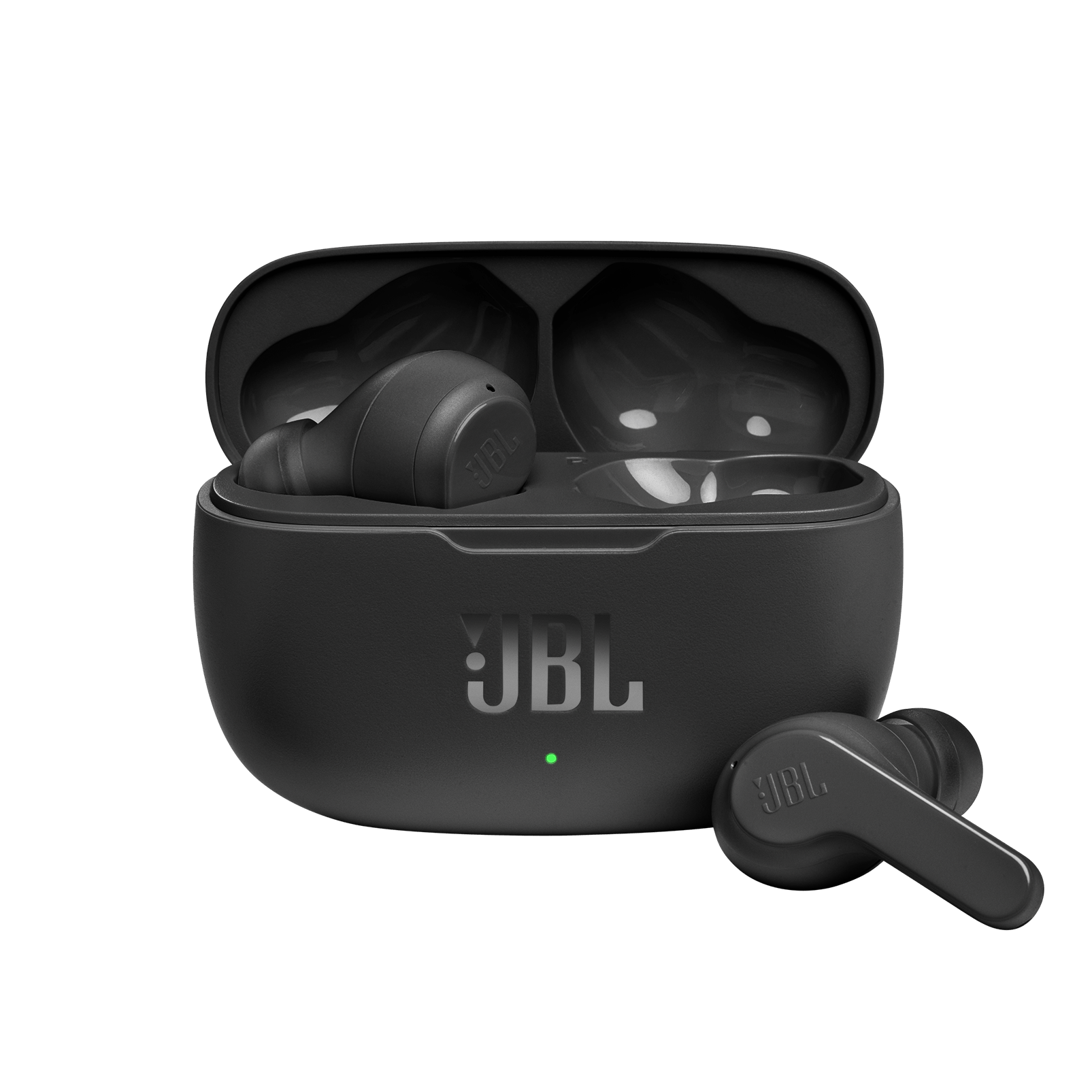 JBL Wave Vibe 200TWS Earbuds Black Hero photo
