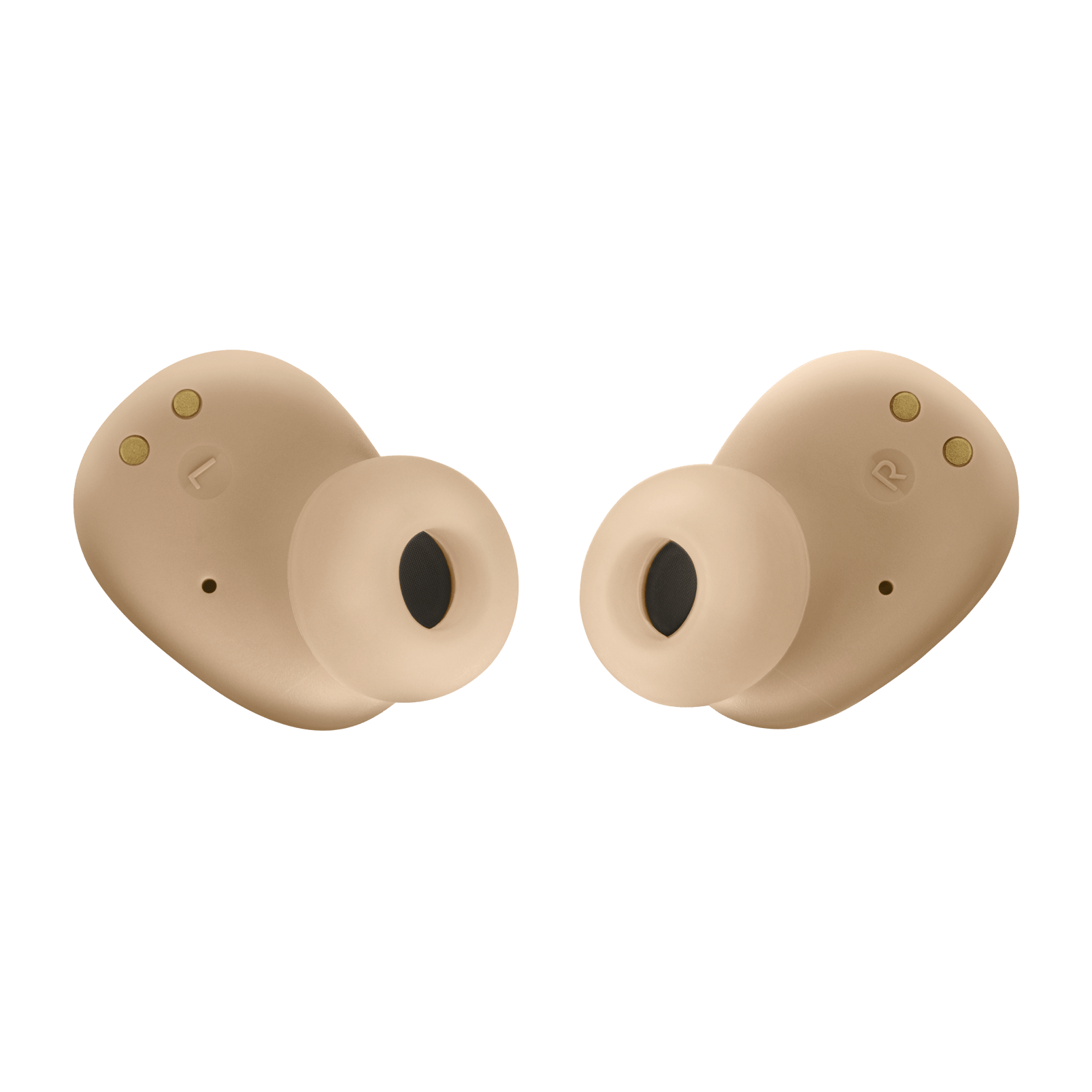 JBL Wave Vibe Earbuds Beige Back View photo