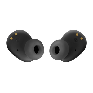 JBL Wave Vibe Earbuds Black Back View photo