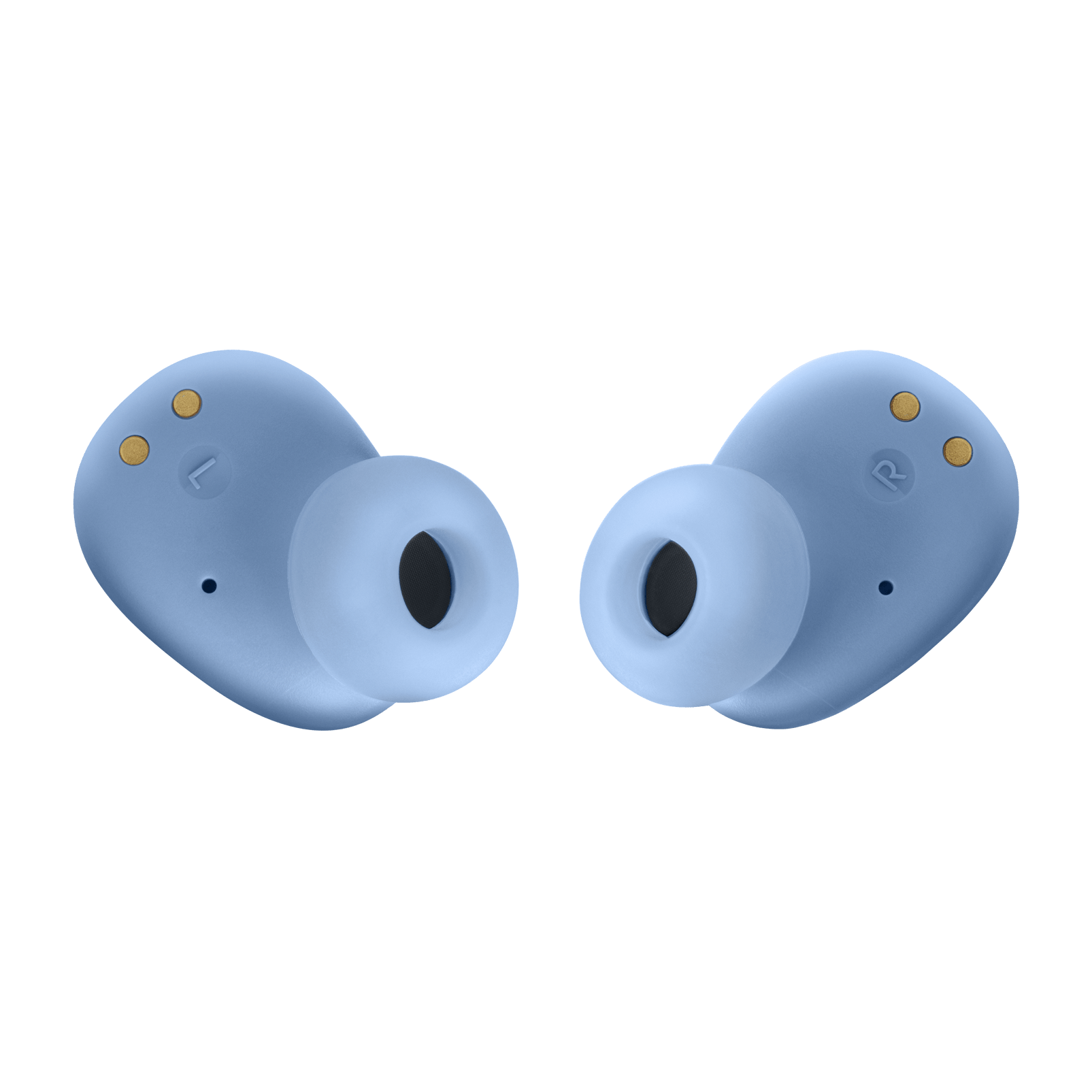 JBL Wave Vibe Earbuds Blue Back View photo