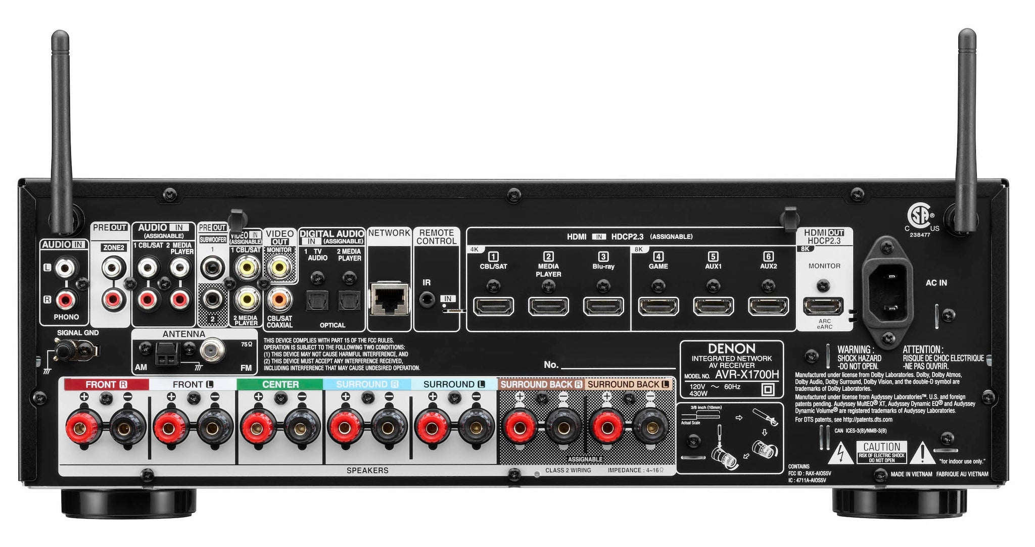 DENON AVR-X1700H