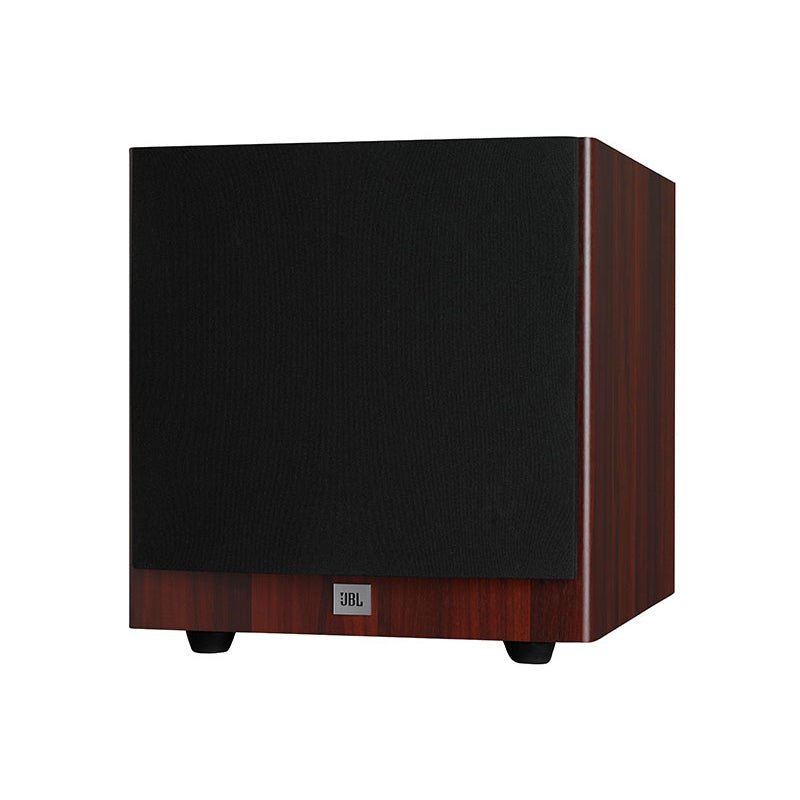JBL Stage SUBA100P Speaker in wood color with grill photo