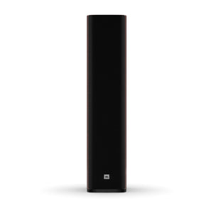 JBL Studio 680 Speaker Red Wood Front View photo