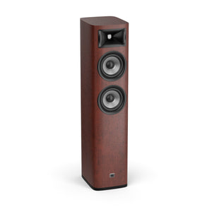 JBL Studio 680 Speaker Red Wood Side View photo