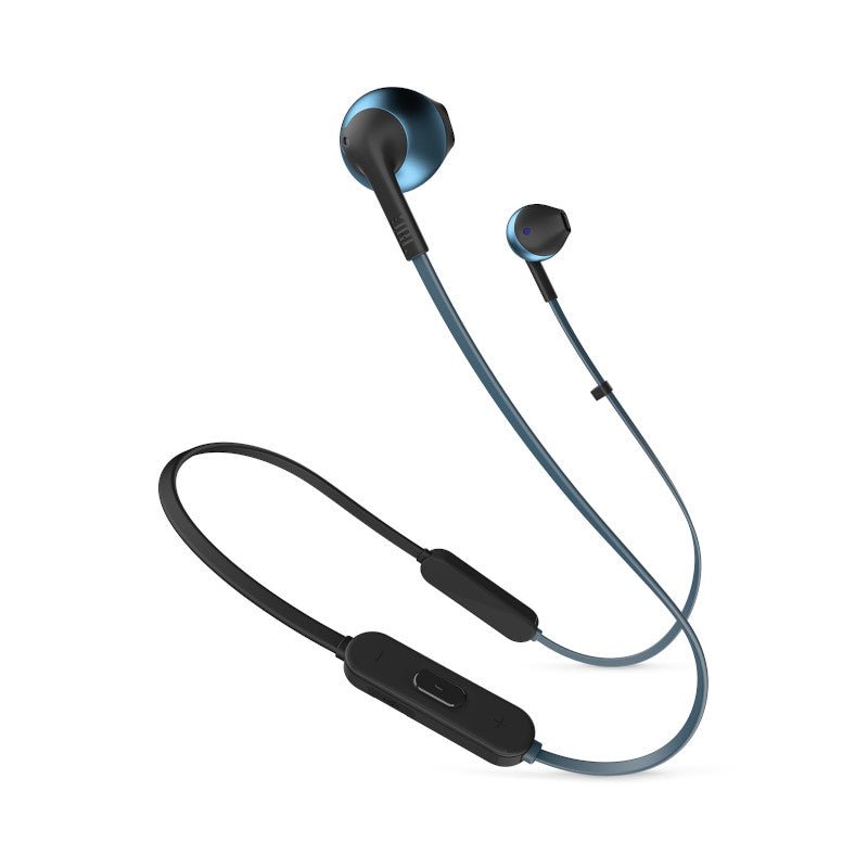 JBL Tune 205BT Earphones Black Blue Hero photo
