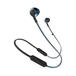 JBL Tune 205BT Earphones Black Blue Hero photo