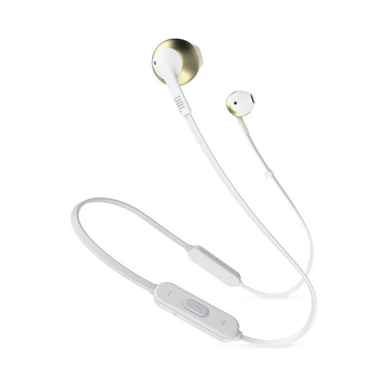 JBL Tune 205BT Earphones White Gold Hero photo