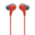 JBL Endurance 2 Wired Earphones Coral Front View Photo