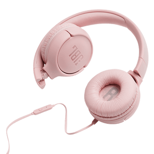 JBL Tune 500 Headphones Pink Key Photo