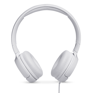 JBL Tune 500 Headphones White Front side Photo