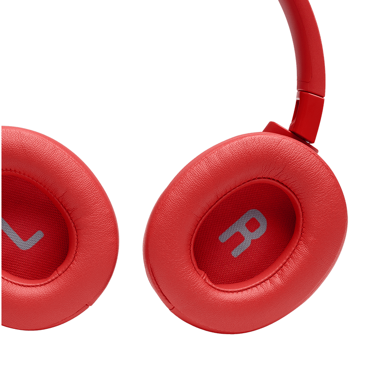 JBL Tune 750BTNC Headphones Coral Ear Cup Details Photo